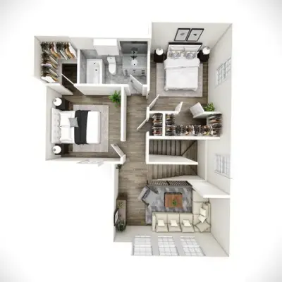 The Briarwood Plan in The Grove at Garrett Farm by Wimberly Homes, Louisiana